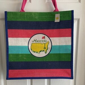 NWT Masters Tournament Jute Tote